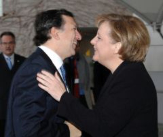 Barroso e Merkel