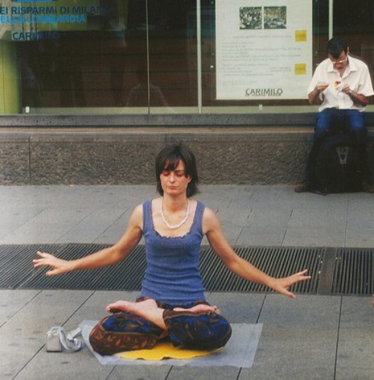 Chi ha detto che qui è impossibile meditare?