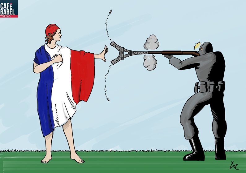 La Marianne non si piega al terrore