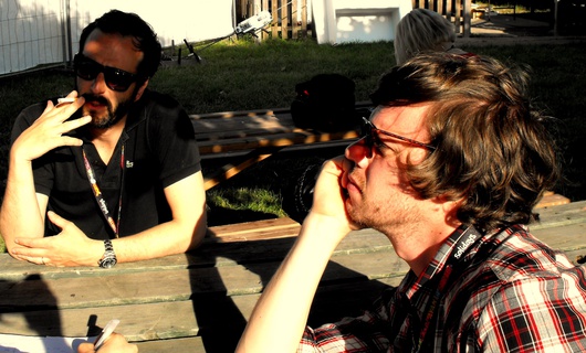 John Stargasm (au fond) et Jean Montevideo (devant)
