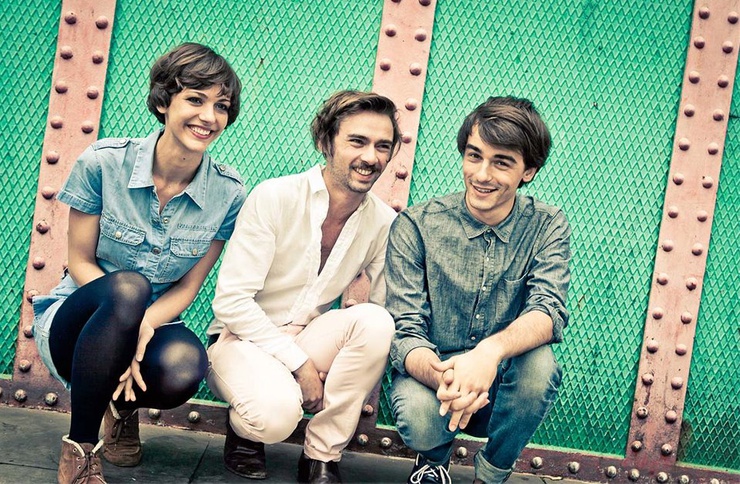 Da sinistra a destra: Fabienne, Michael e William.