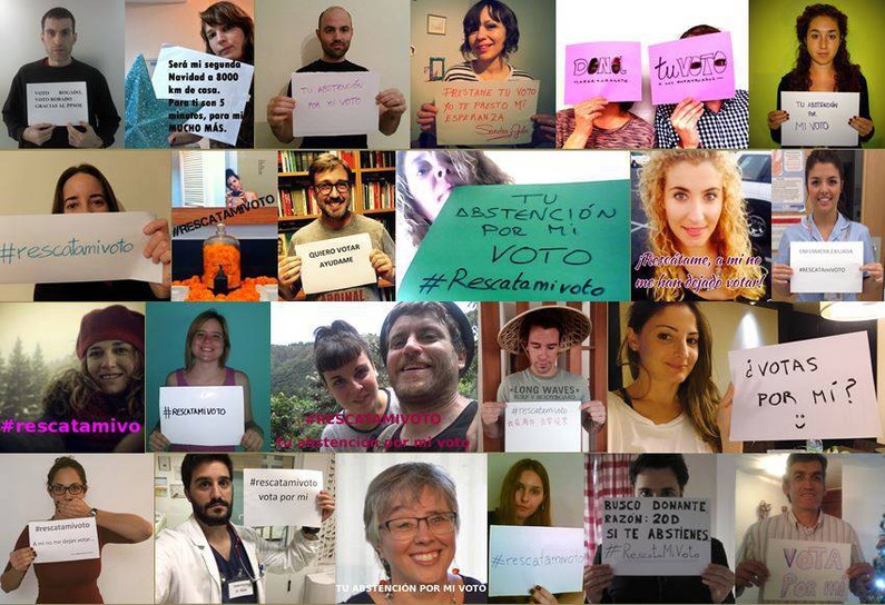 La iniciativa #RescataMiVoto en redes sociales.