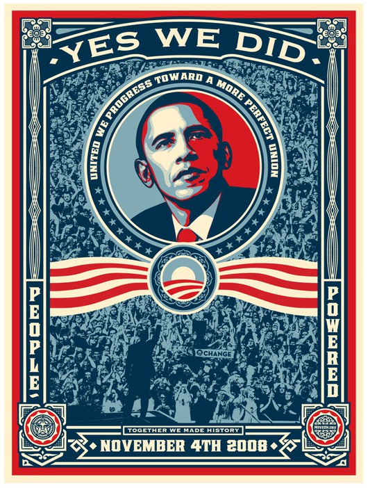 Les slogans comme "Hope" et "Yes we can" font désormais partie de tous les manuels de communication politique 