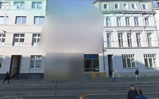 3 Prozent der deutschen Bevölkerung ließen ihre Häuser verpixeln, hier in Bonn