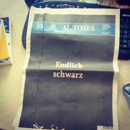 Die letzte Printausgabe der FTD