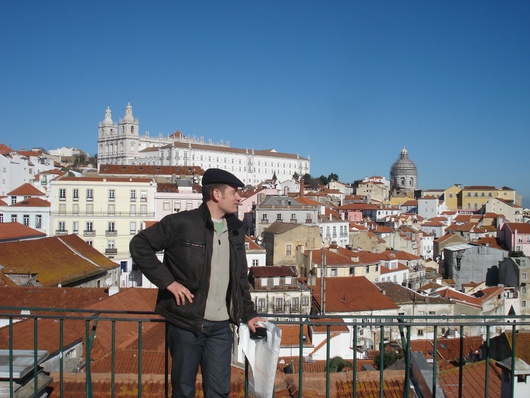 Der französsiche Cellist auf Stippvisite in Lissabon