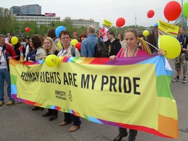 'Baltic Pride' successfully overturned a tribunal ruling to march with the likes of NGO Amnesty International on 8 May