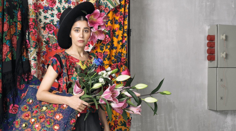 L'attrice ungherese Dorka Gryllus nei panni di Frida Kahlo