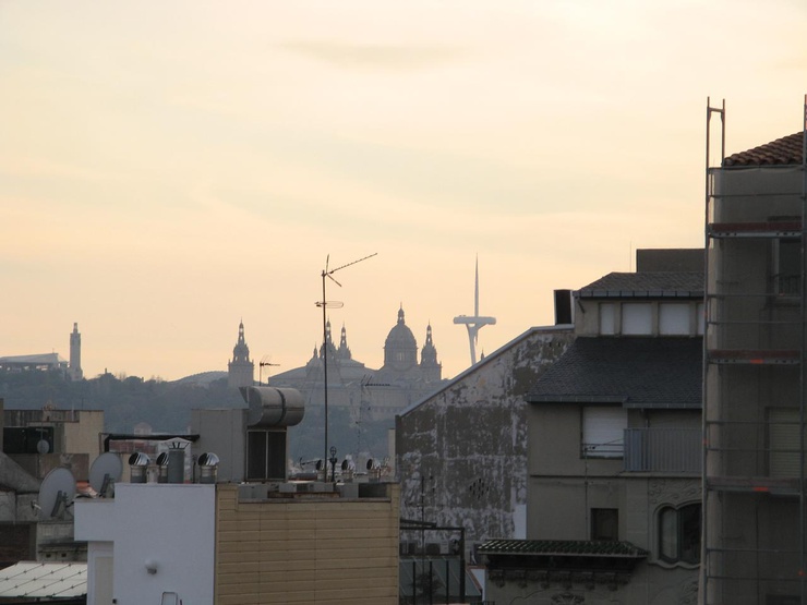Panorama avec vue sur Montjuc