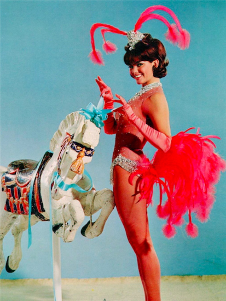 On a postcard promoting the film Blindfold (1965)