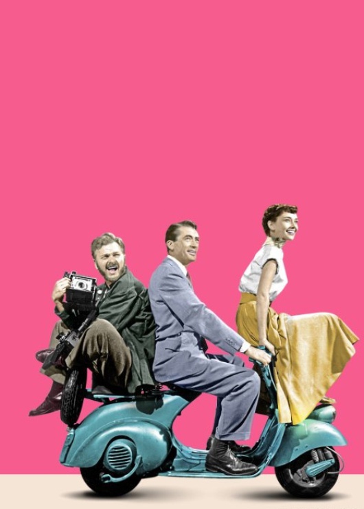 La vespa a indéniablement une dette envers le cinéma... 