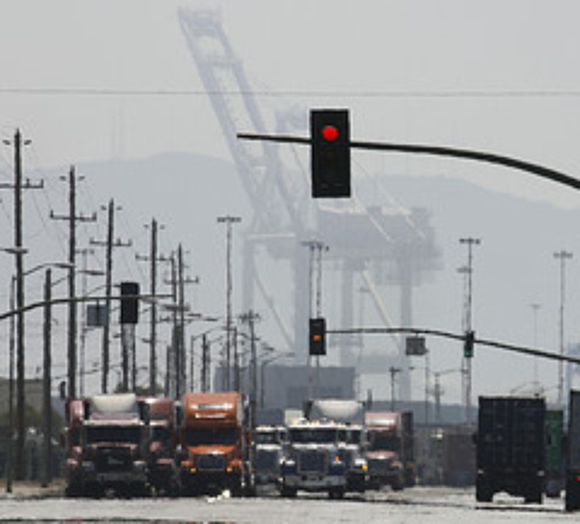 pollution trucks