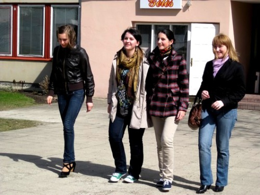 Lilia, Julia, Edita et Ceslava, membres d’Europroject