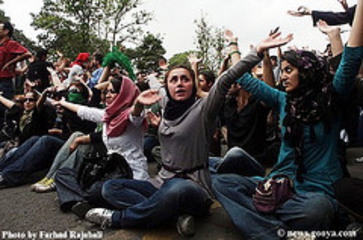 Proteste in Teheran nach den Wahlen (Flickr)