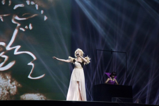 Ukrainische Elfe: Mika Newton (Foto: Pieter van den Berghe/EBU)
