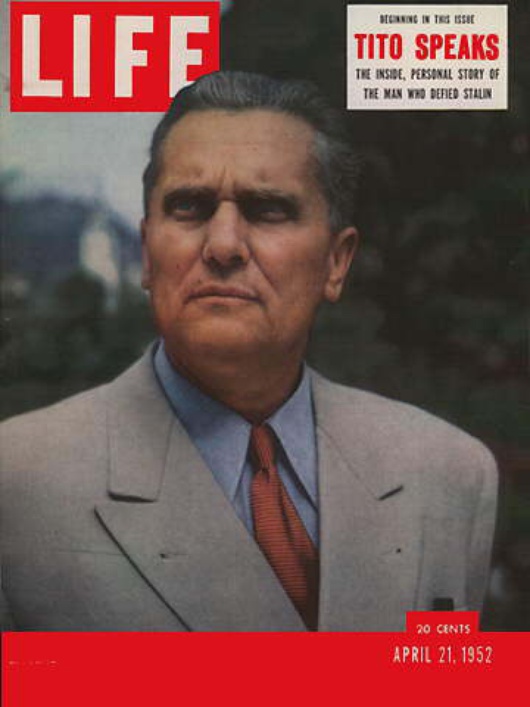 La couverture de 1952 du Life magazine