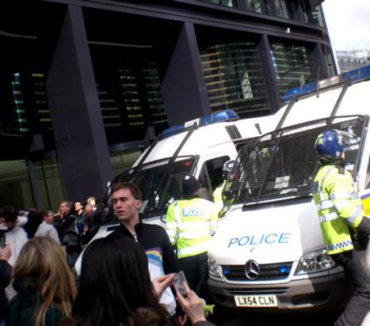 Police vans