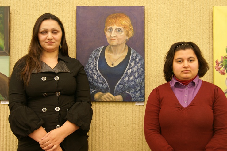 On international human rights day both turned up outside the Lithuanian parliament as a 'human book' in protest at the stereotypes that the Roma community endure