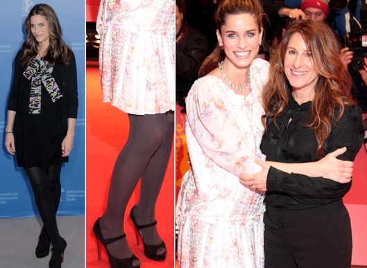 Amanda Peet and Nicole Holofcenter