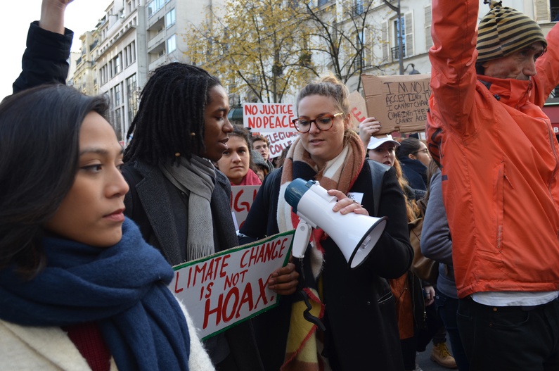 Die Klimaerwärmung, Diskriminierung und Flüchtlinge gehörten zu den Hauptthemen des Protests.