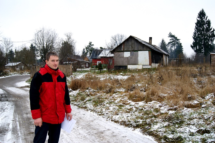 Alm Wochenende ist der Litauer als Sozialarbeiter unterwegs.