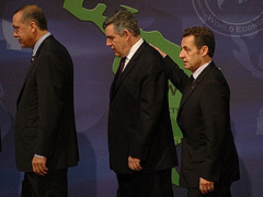 gordon brown, nicolas sarkozy