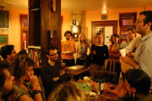 Simon will leave cafe babel