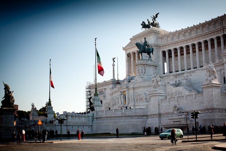 The site is the former Italian dictator's palace