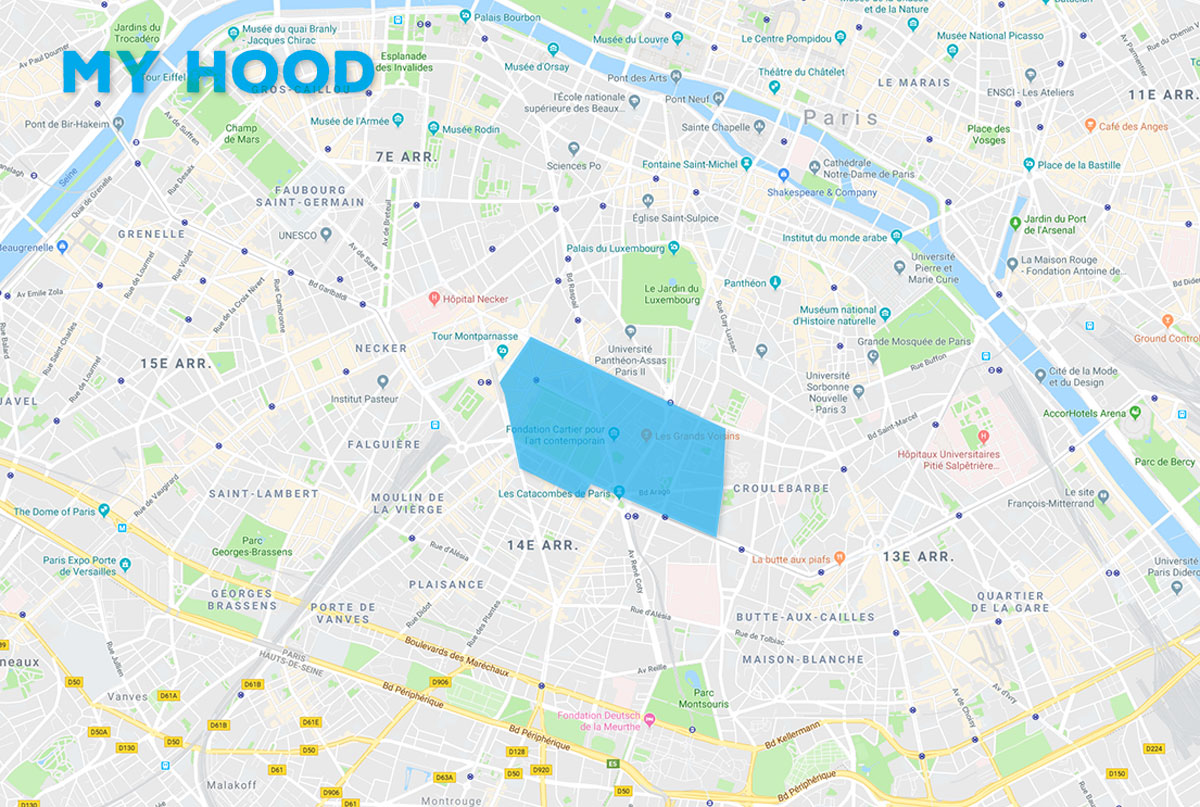 Carte Montparnasse