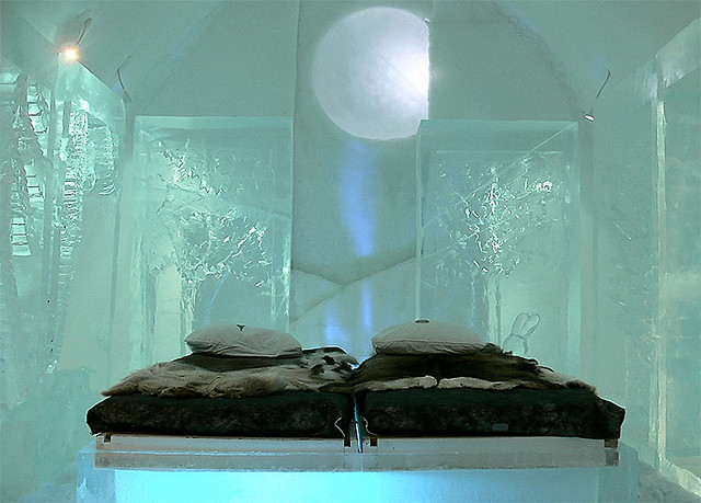 Icehotel, Jukkasjärvi, Schweden.  