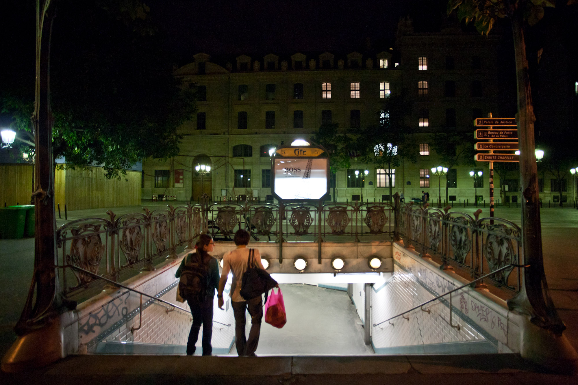 Metroeingang in Paris