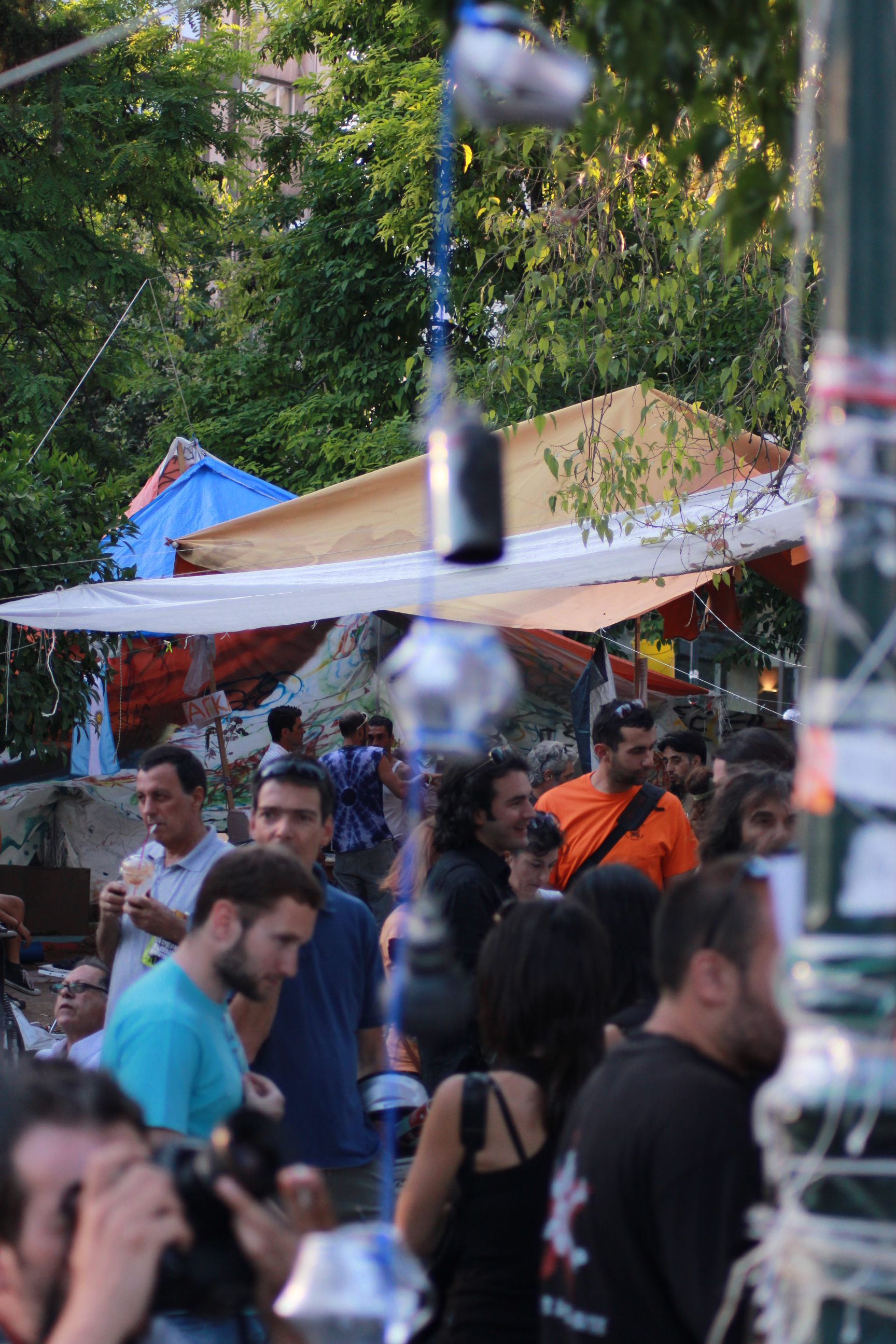 Athen (Griechenland) - das Eskalationscamp 