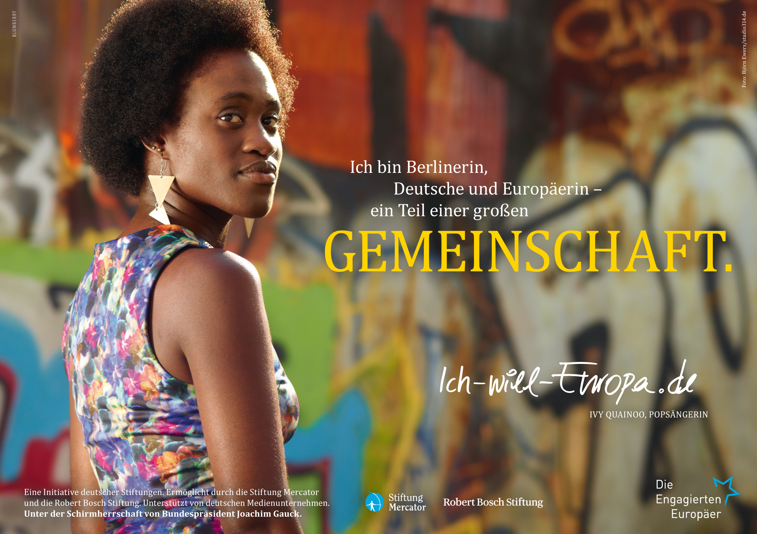 GEMEINSCHAFT - Popsängerin Ivy Quainoo 