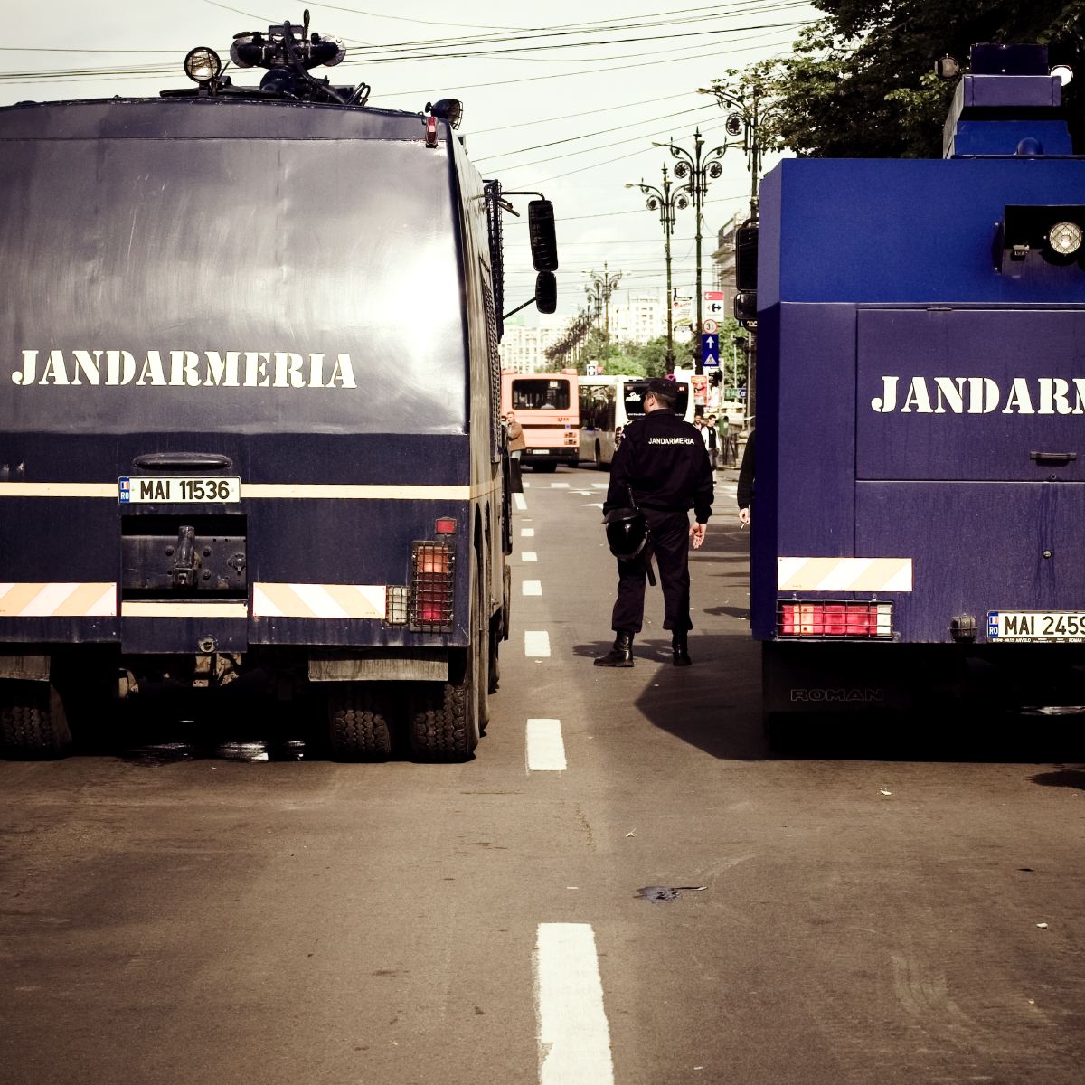 La polizia