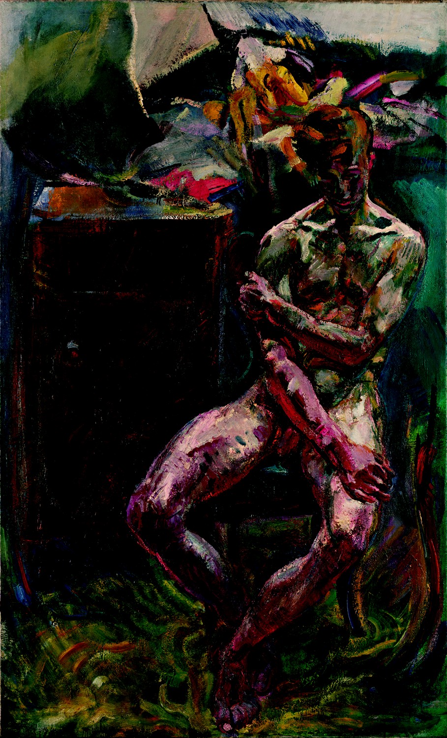 Anton Kolig (1886-1950) Nackter Jüngling, 1919