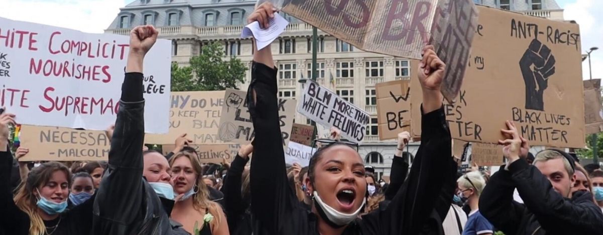 Image for A Bruxelles, 10mila in piazza per Black Lives Matter