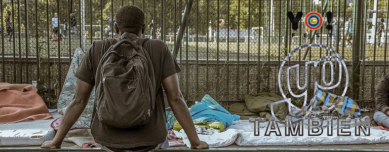 Image for Réfugiés : ma journée dans les campements parisiens
