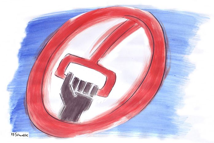 Image for Sarkoland streikt
