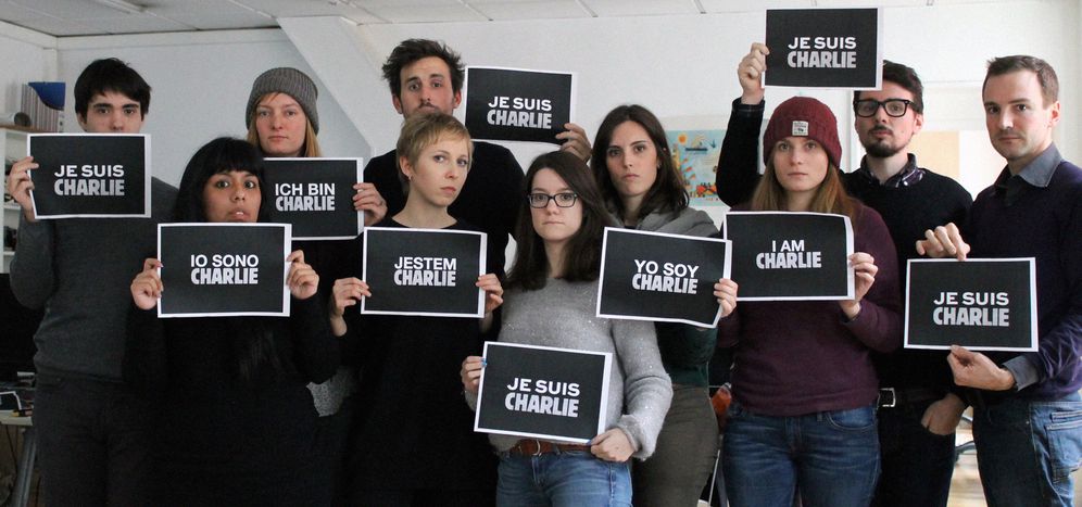 Image for Cafébabel solidarisch mit Charlie Hebdo, #JeSuisCharlie