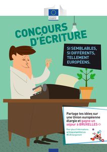 Image for Lancement du concours d'écriture “Si semblables, si différents, tellement européens”