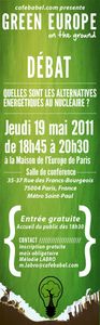 Image for Invitation au débat "Quelles sont les alternatives énergétiques au nucléaire?"
