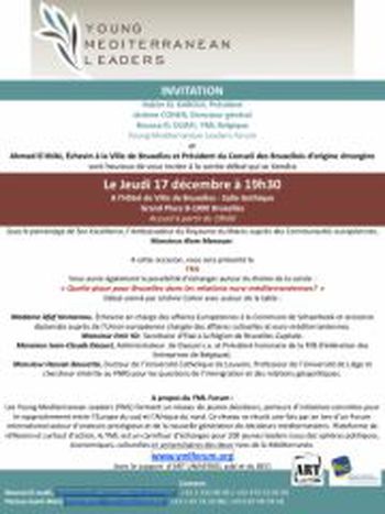Image for Soirée-débat Young Mediterranean Leaders Forum