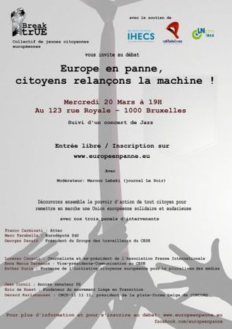 Image for Europe en panne, citoyens relançons la machine!