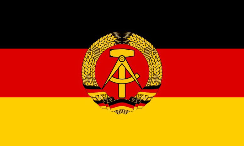 Image for The EU puts the GDR flag up in Brussels
