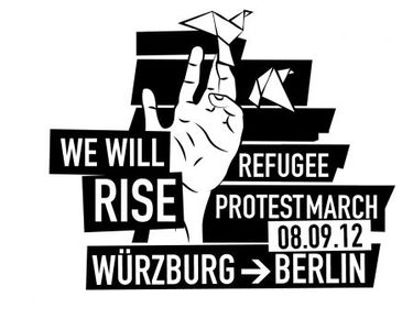 Image for Refugee Protest March von Würzburg nach Berlin am 8. September