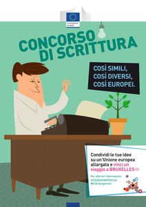 Image for Lancio del concorso di scrittura "Così simili, così diversi, così europei"