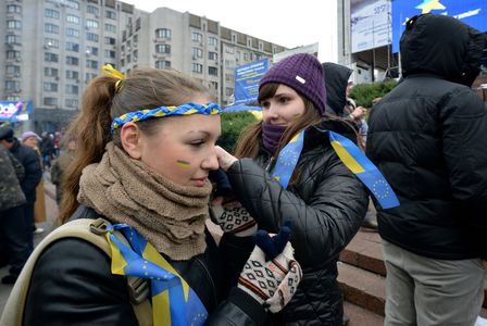 Image for Vor Vilnius-Gipfel: Kiews Jugend in Europafieber