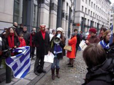 Image for « We are all Greeks », also in Brussels