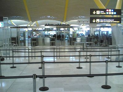 Image for Controversy about airport security controls