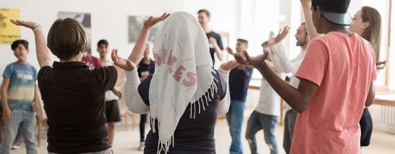 Image for Inside Berlin's refugee theatre workshops